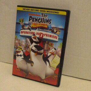 Madagascar Penguins Small Red White Blue Operation DVD Premiere